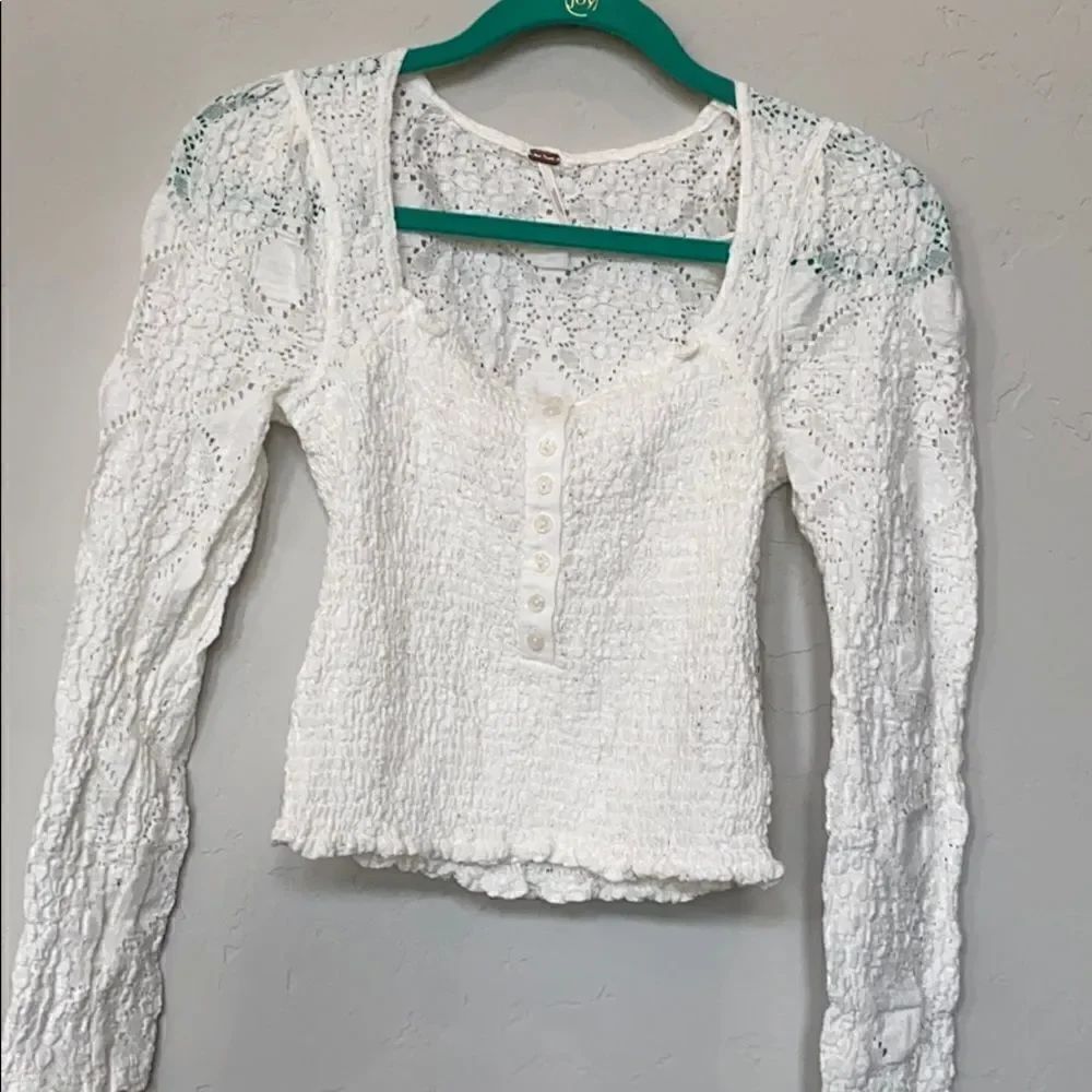 Free People Cream Top  - Picture 8 of 11